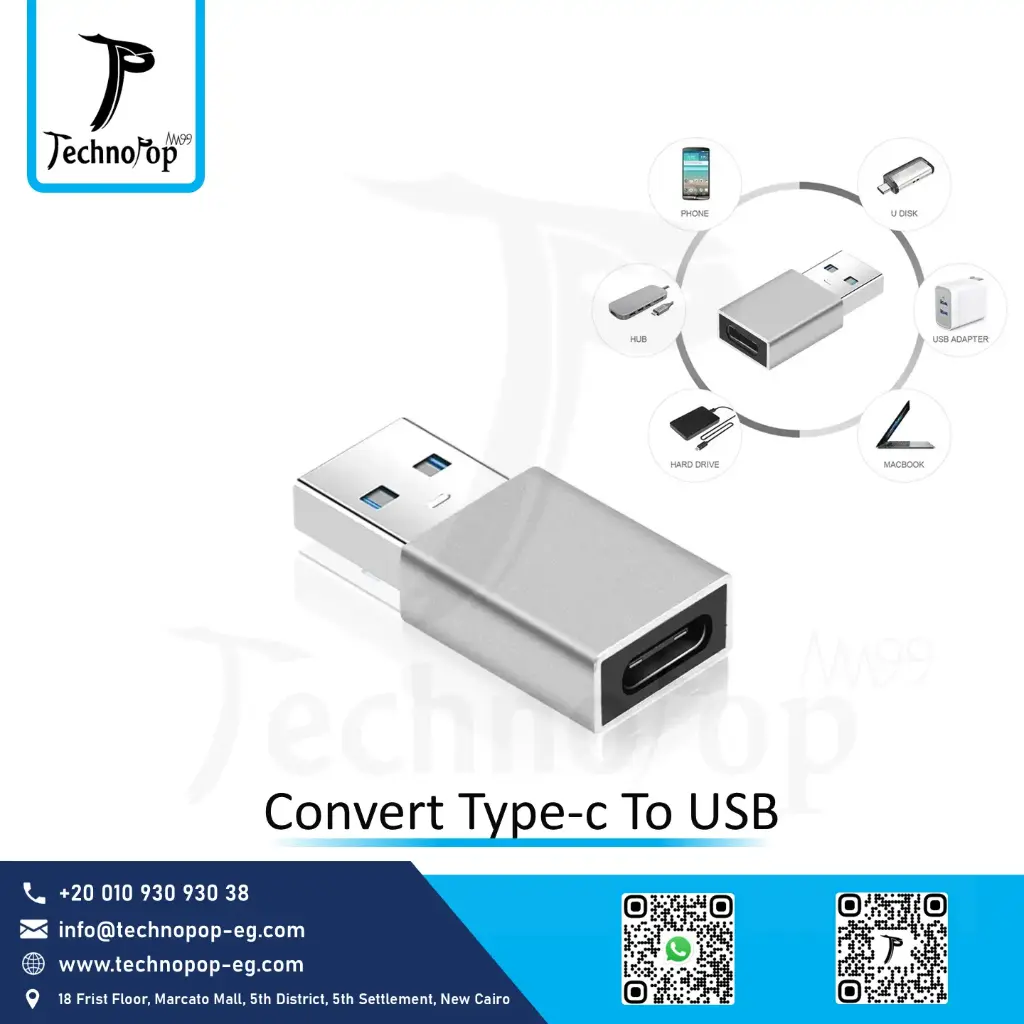 Convert type-c female to USB