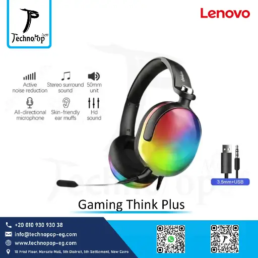 [Computer Accessories] Headphone LENOVO Gaming Think Plus