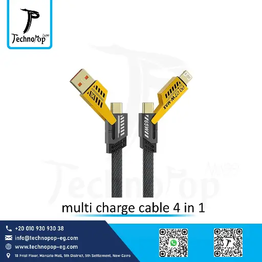 [Phone Accessories] Cable 4X1 type-c - Lighting - USB