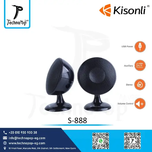 [Computer Accessories] Speaker USB Kisonli 888