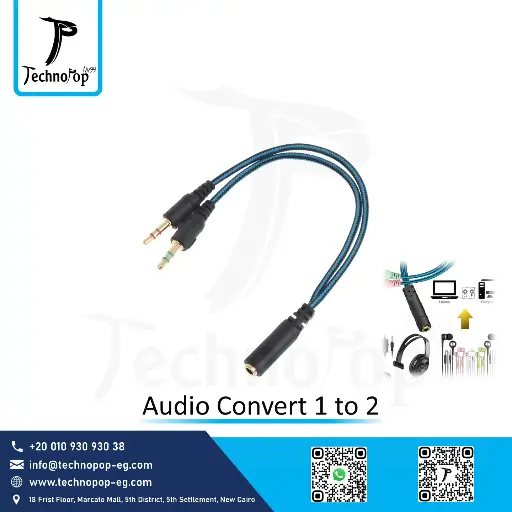 [Computer Accessories] Audio Convert 1 to 2
